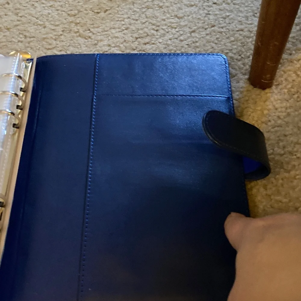 Blue Envelope Savings Challenge Binder